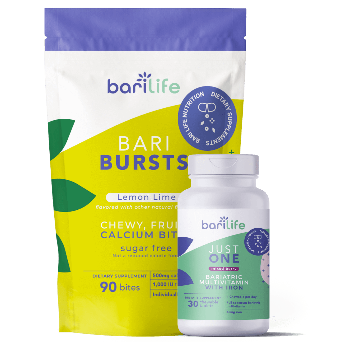BariLife Bari Bursts & Just One Bariatric Vitamins